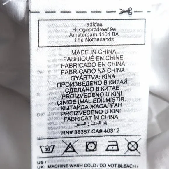 Adidas Carrera Running Jacket Women's Size Small White Sporty Streetwear - Picture 10 of 12